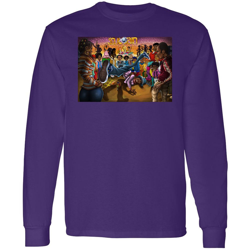 Long Sleeve T-Shirt - PEQCUYD5 - Purple - 13