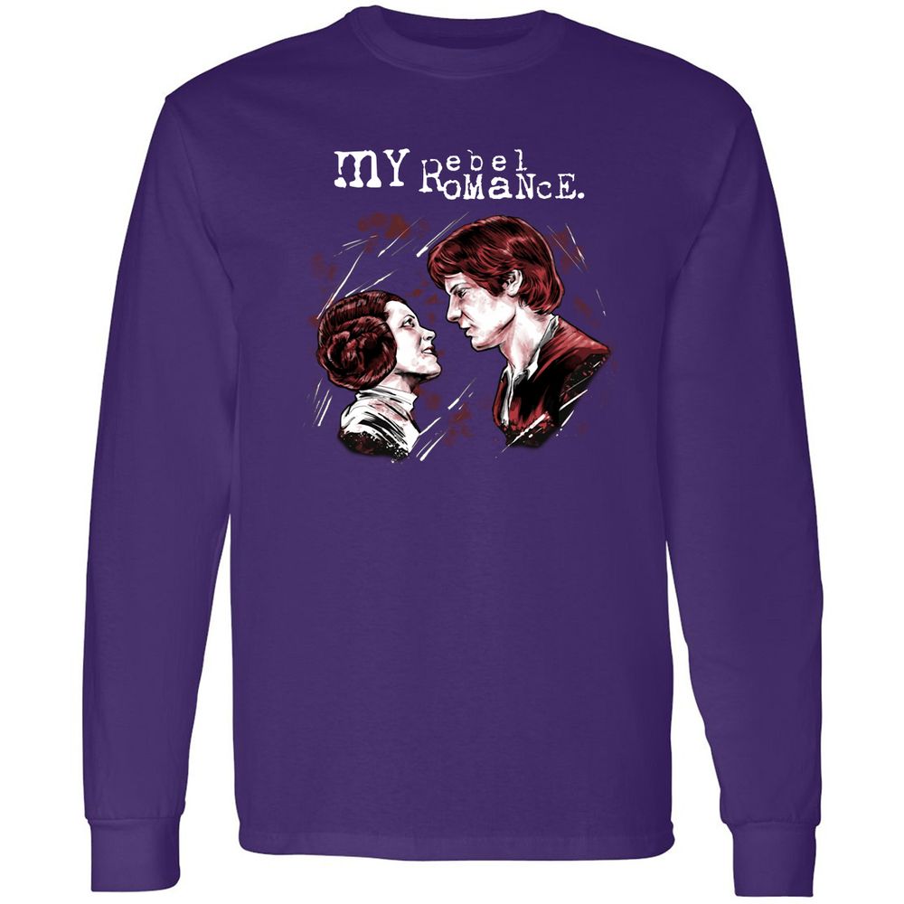 Long Sleeve T-Shirt - E58F9LM7 - Purple - 13