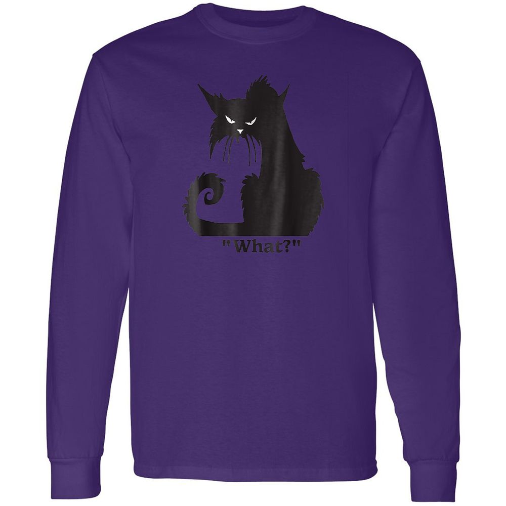 Long Sleeve T-Shirt - HXG6E92Y - Purple - 13