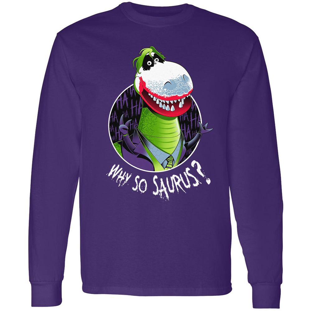 Long Sleeve T-Shirt - CXE2D8UY - Purple - 13