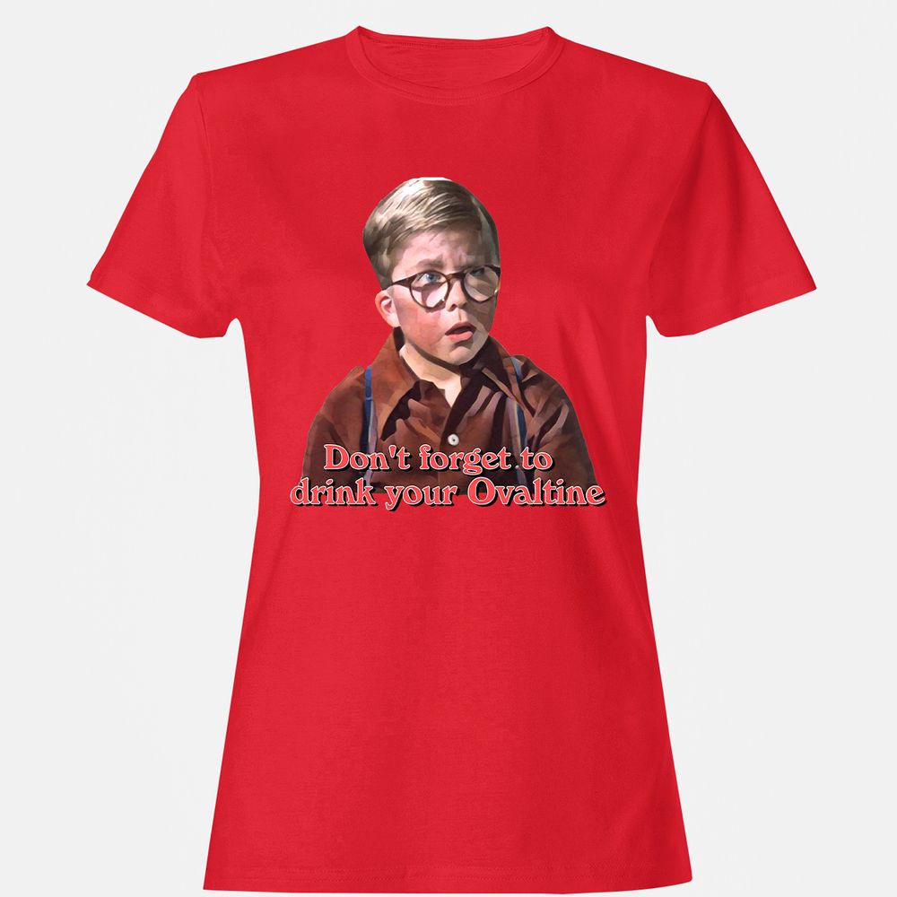 Women's T-Shirt - SV5CD9N6 - Red - 13