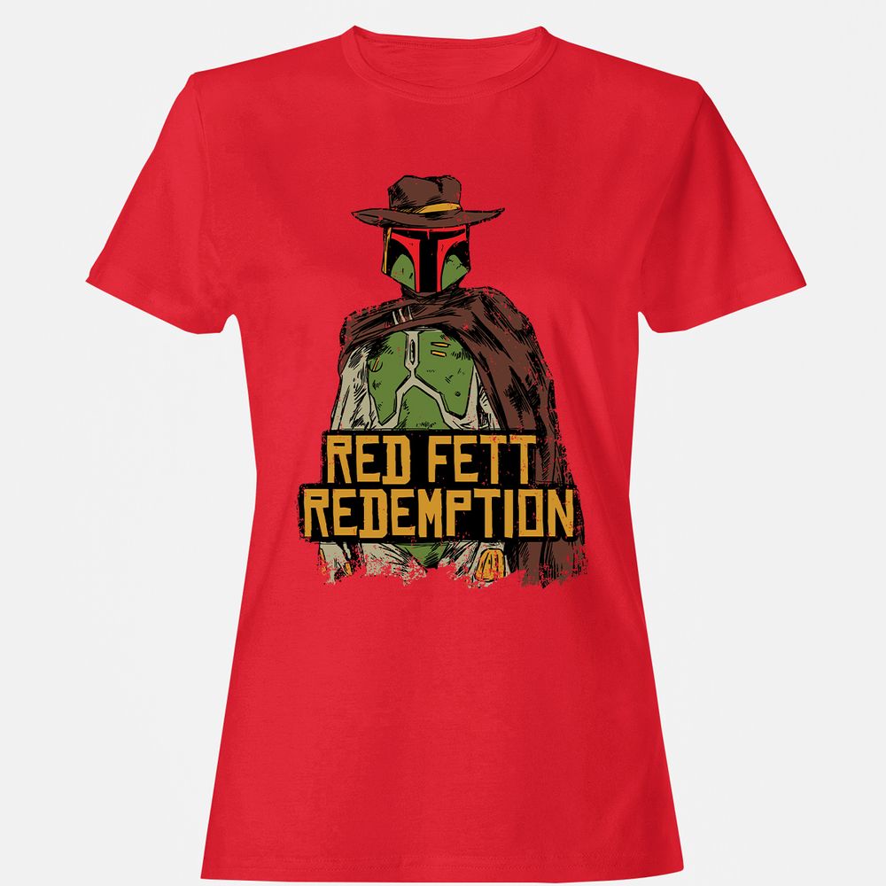 Women's T-Shirt - Q36USWCX - Red - 13
