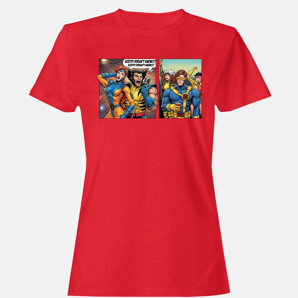 Women's T-Shirt - AF3GDT9N - Red - 13