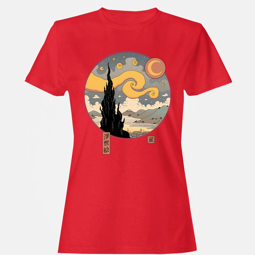 Women's T-Shirt - 5CEGACNE - Red - 13