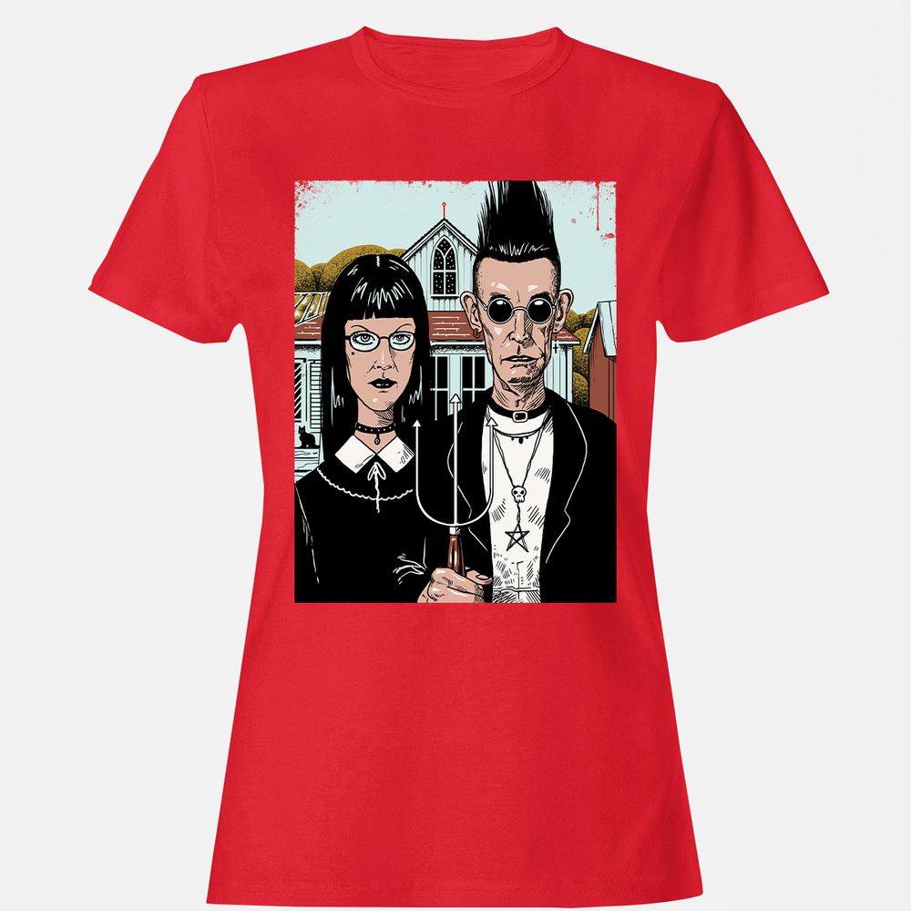 Women's T-Shirt - KY98DPD8 - Red - 13