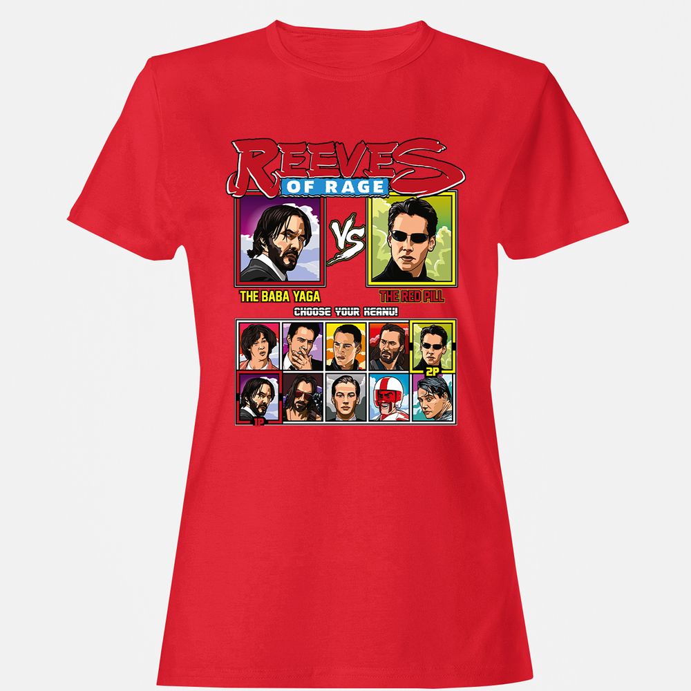 Women's T-Shirt - ZDNHDPQH - Red - 13