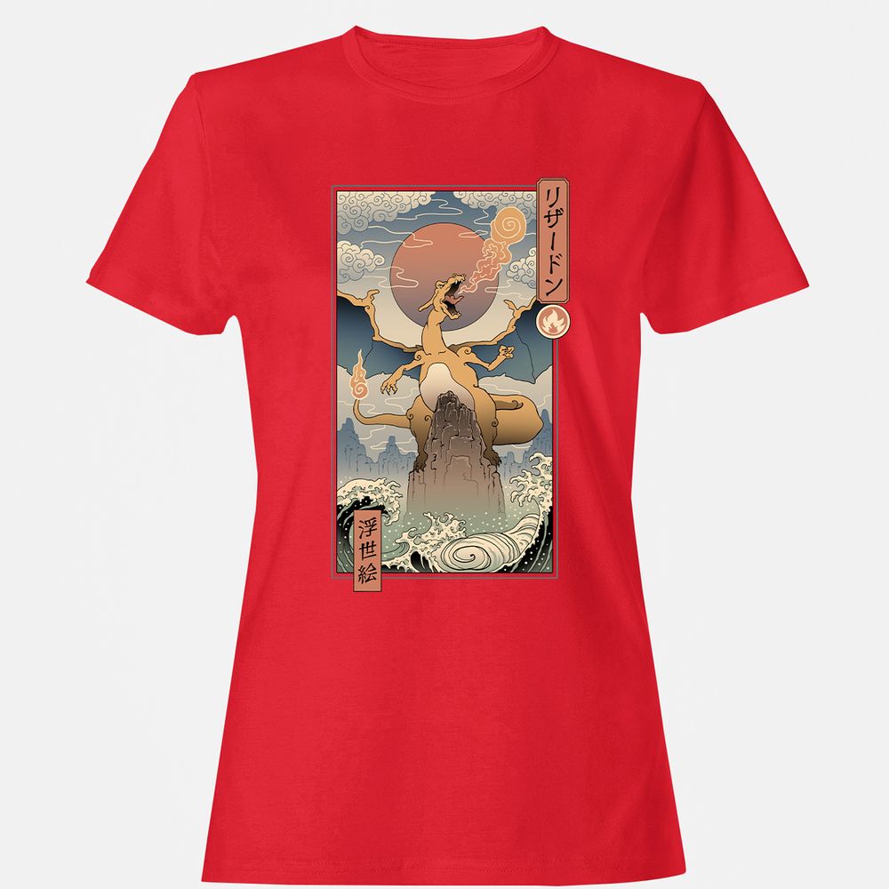 Women's T-Shirt - XNKDT5Y7 - Red - 13