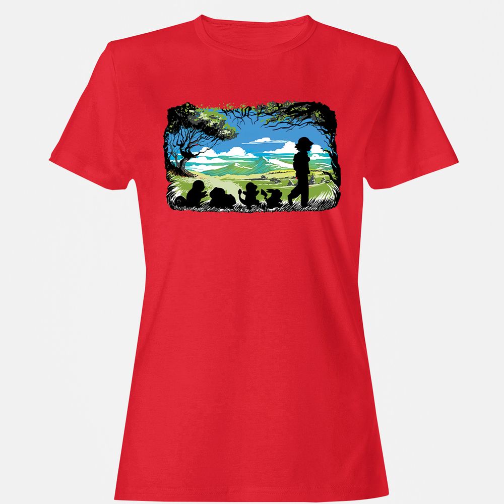 Women's T-Shirt - JQW1NE2M - Red - 13