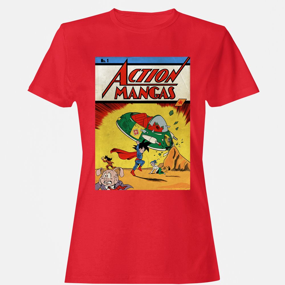 Women's T-Shirt - AKBJNXLG - Red - 13