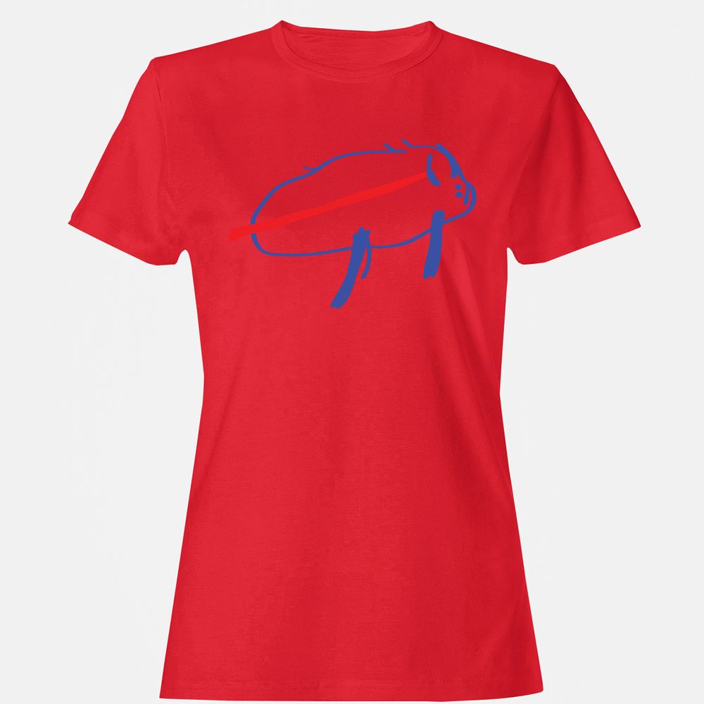 Women's T-Shirt - DPAKQHC3 - Red - 13