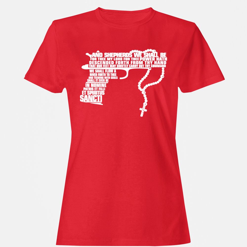 Women's T-Shirt - N7Z9SMMJ - Red - 13