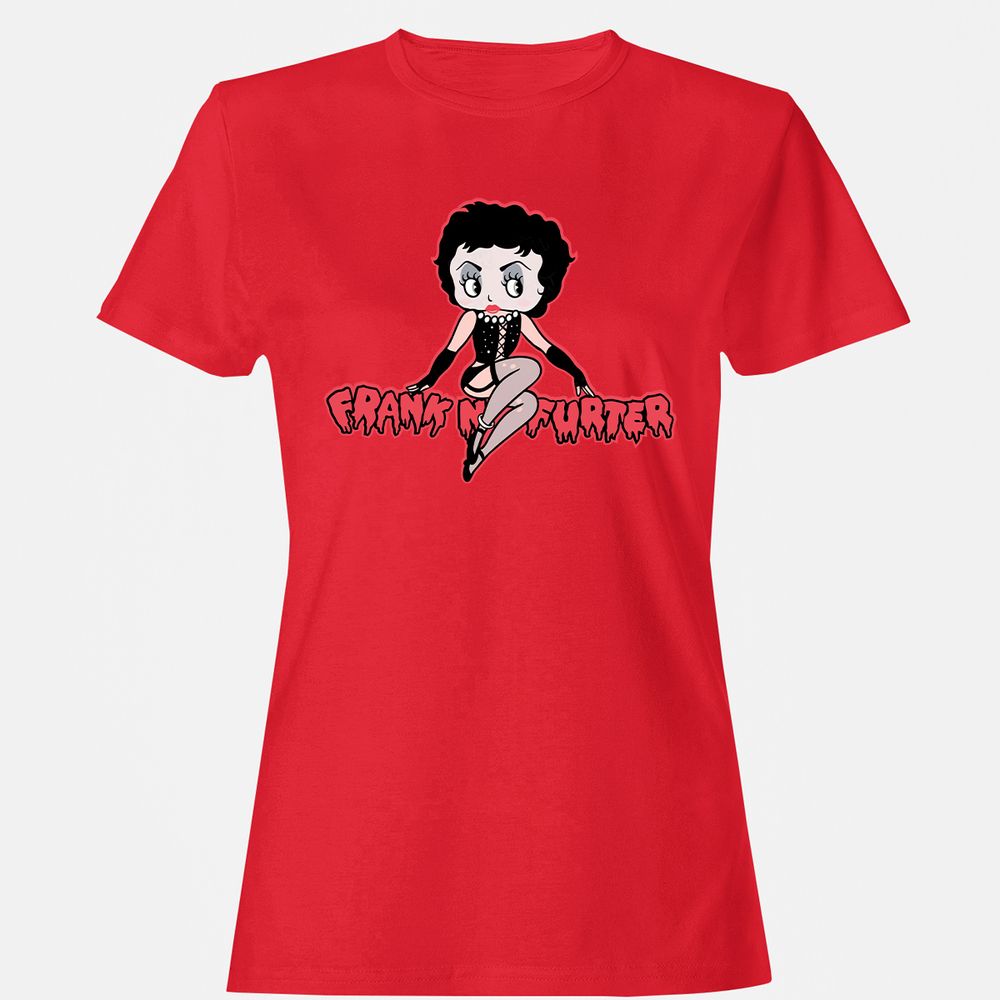 Women's T-Shirt - V9RES6CR - Red - 13