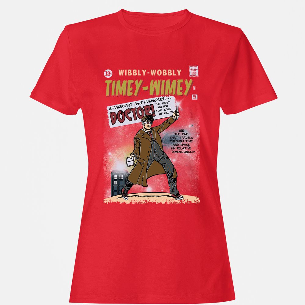Women's T-Shirt - CE7KT7PV - Red - 13