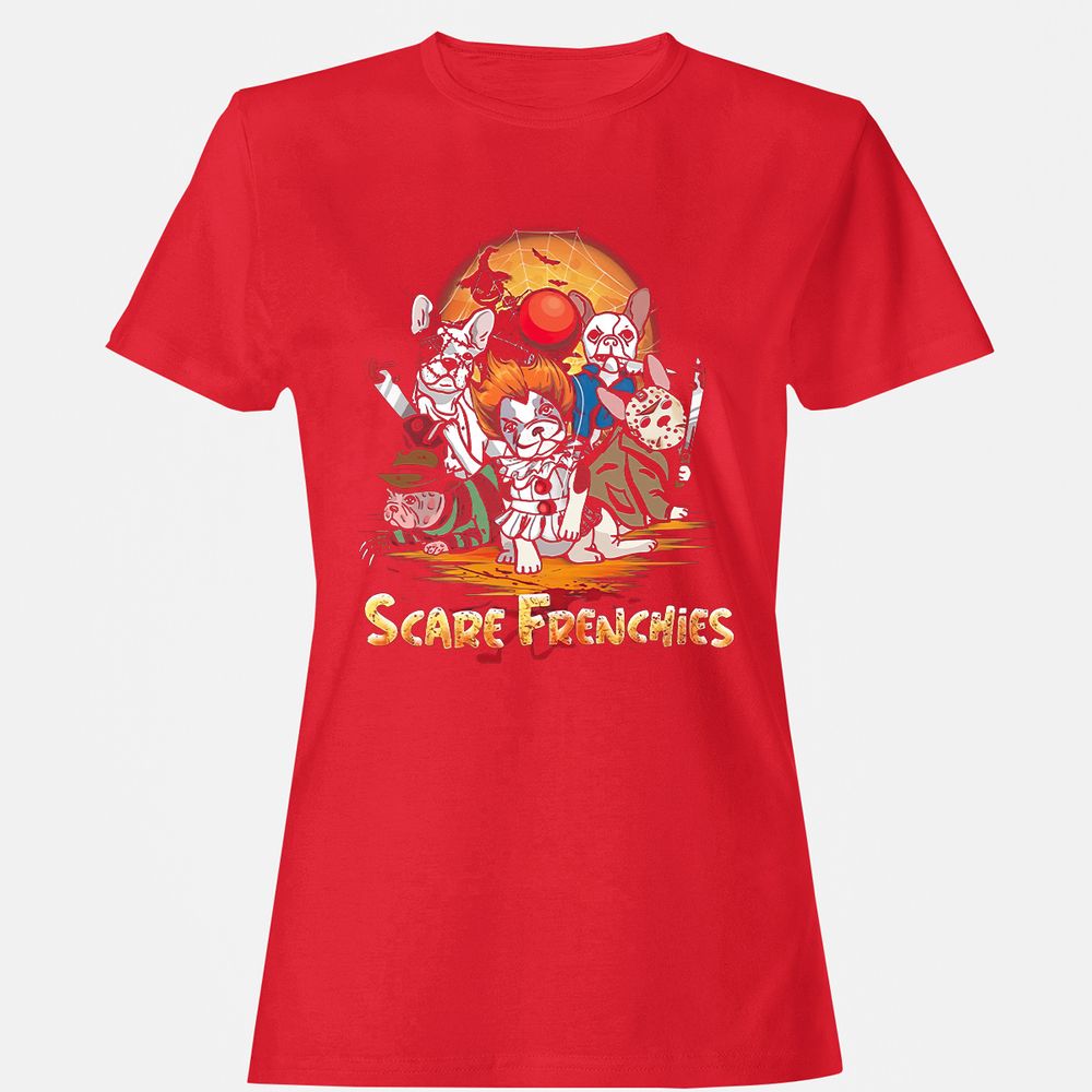 Women's T-Shirt - X5FVSTKP - Red - 13