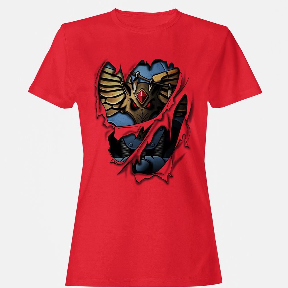 Women's T-Shirt - E57YKH7P - Red - 13