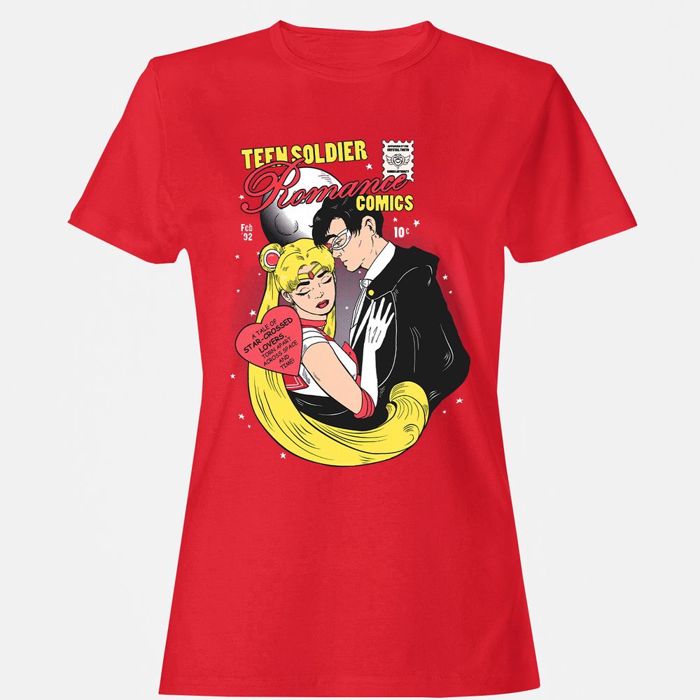Women's T-Shirt - 2JL8P9L6 - Red - 13