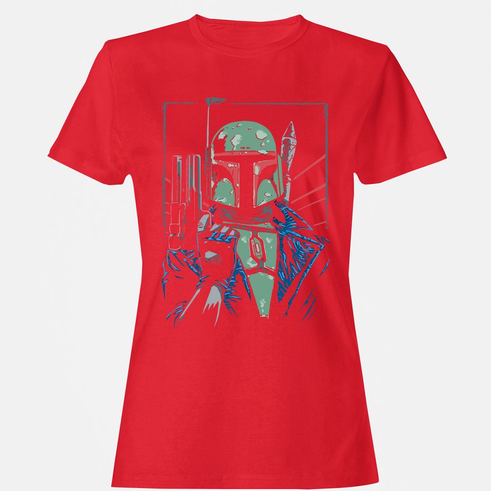 Women's T-Shirt - HGQRSK83 - Red - 13