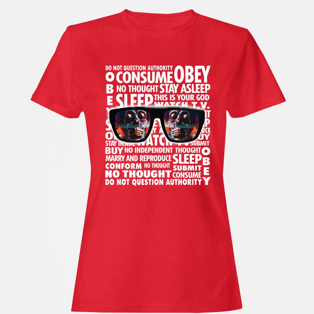 Women's T-Shirt - WDP5MYQ8 - Red - 13
