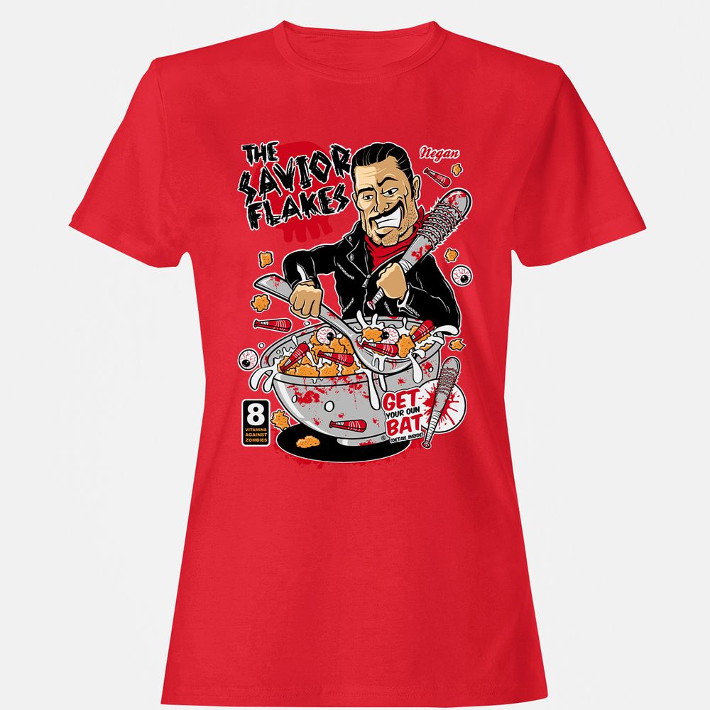 Women's T-Shirt - P6ZBSK4U - Red - 13