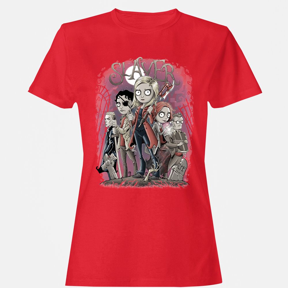 Women's T-Shirt - JA3JZ7AD - Red - 13