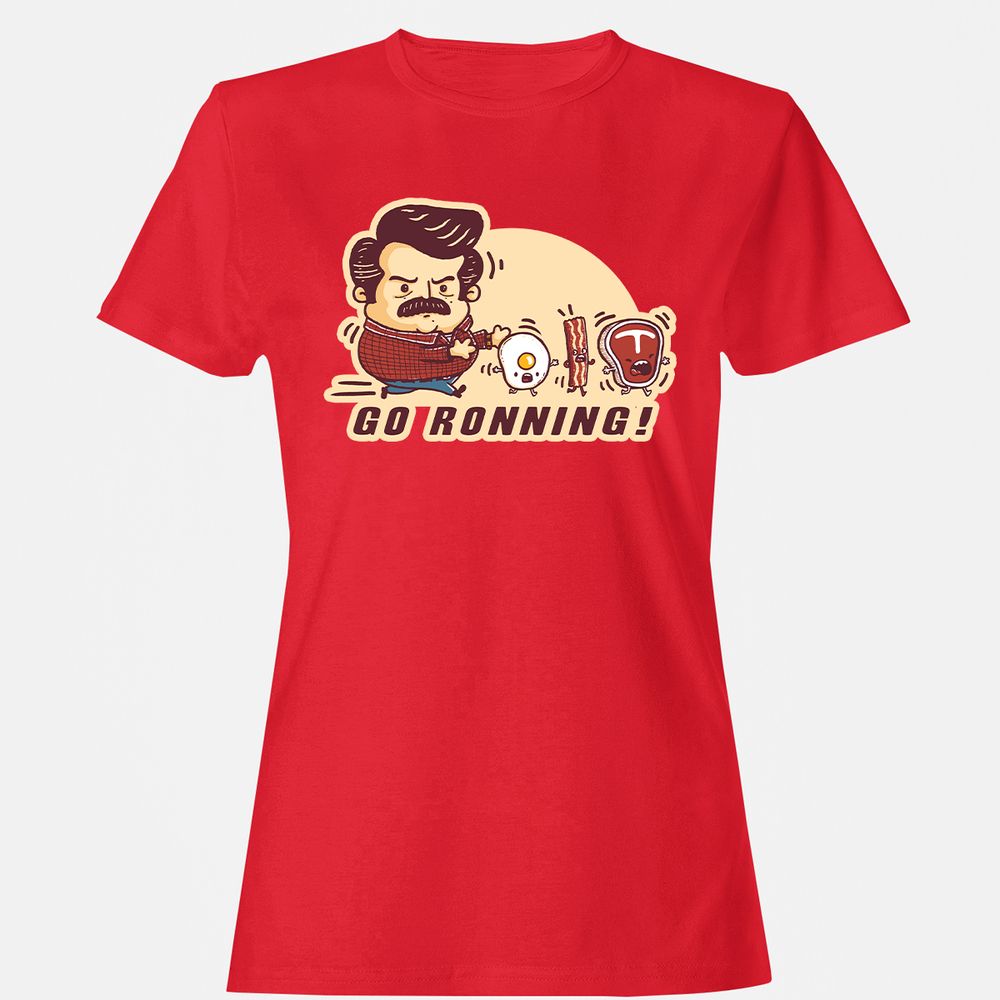 Women's T-Shirt - FVEVYUKC - Red - 13