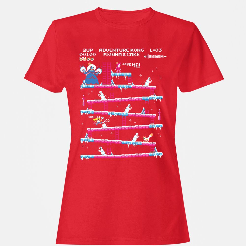 Women's T-Shirt - 8C345VUJ - Red - 13