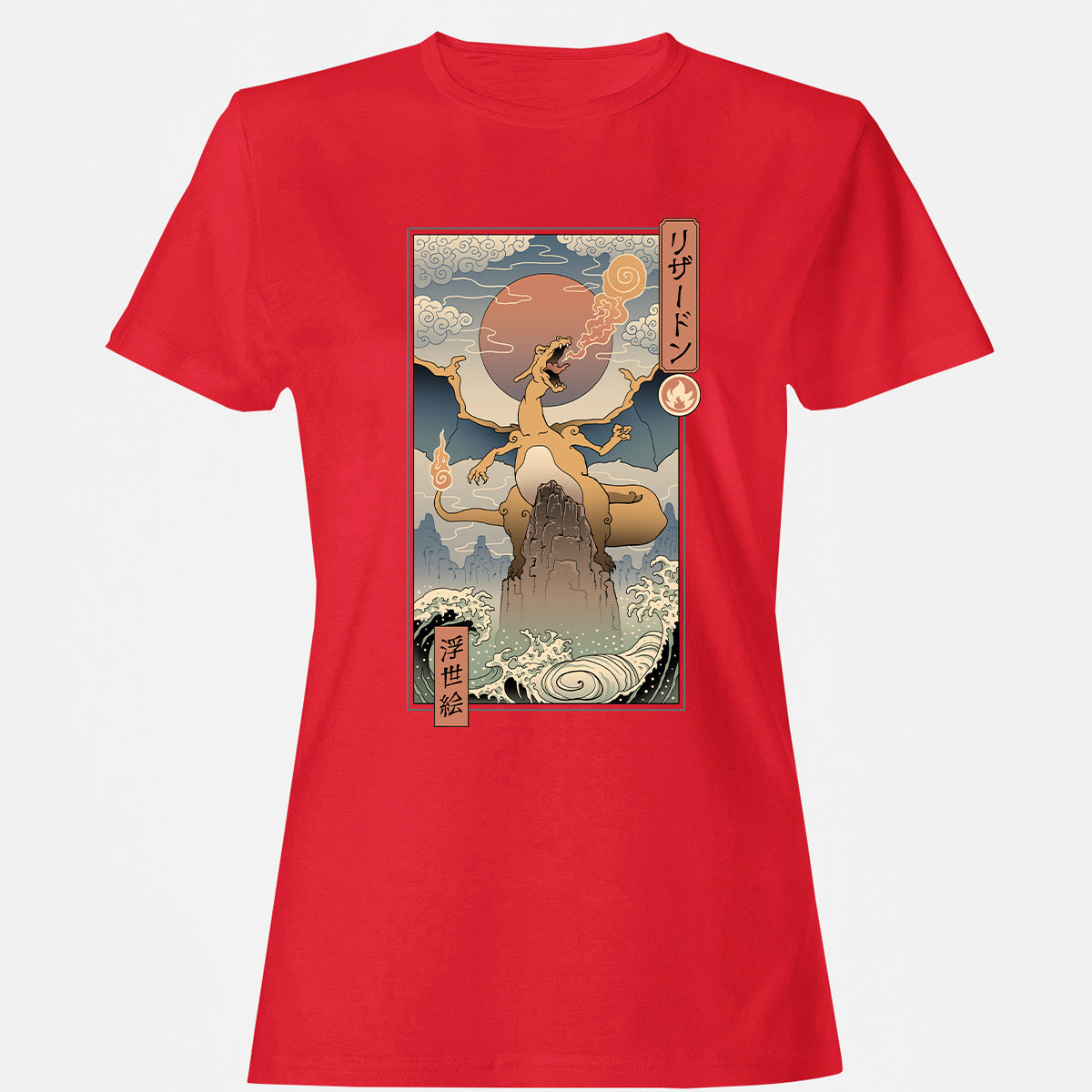 Women's T-Shirt - H68AJRNL - Red - 13