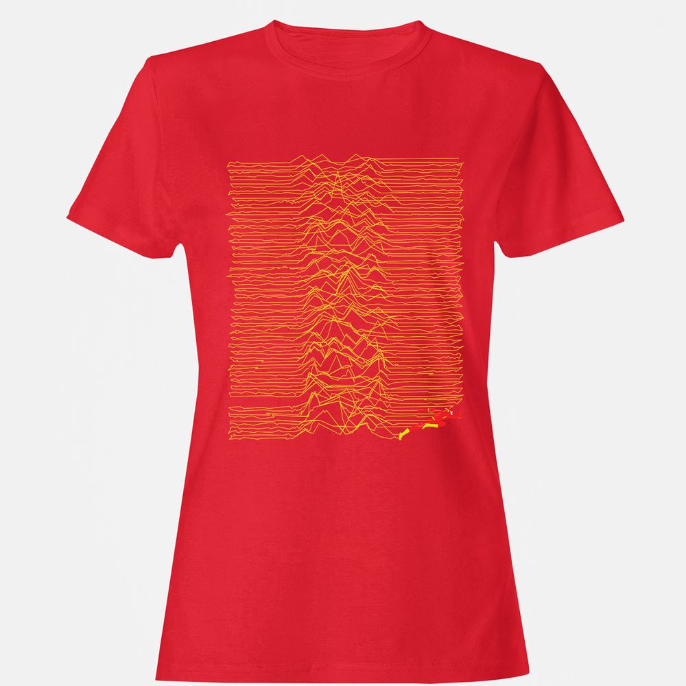 Women's T-Shirt - ELH61VSE - Red - 13