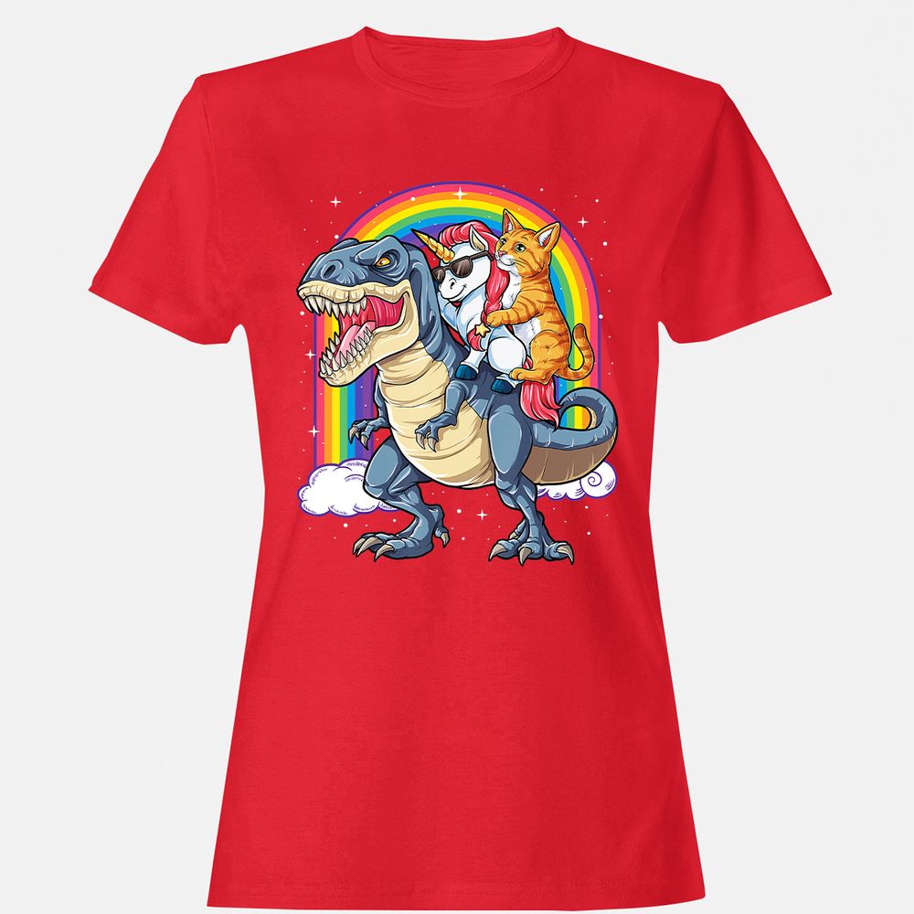 Women's T-Shirt - 14WTYBKM - Red - 13