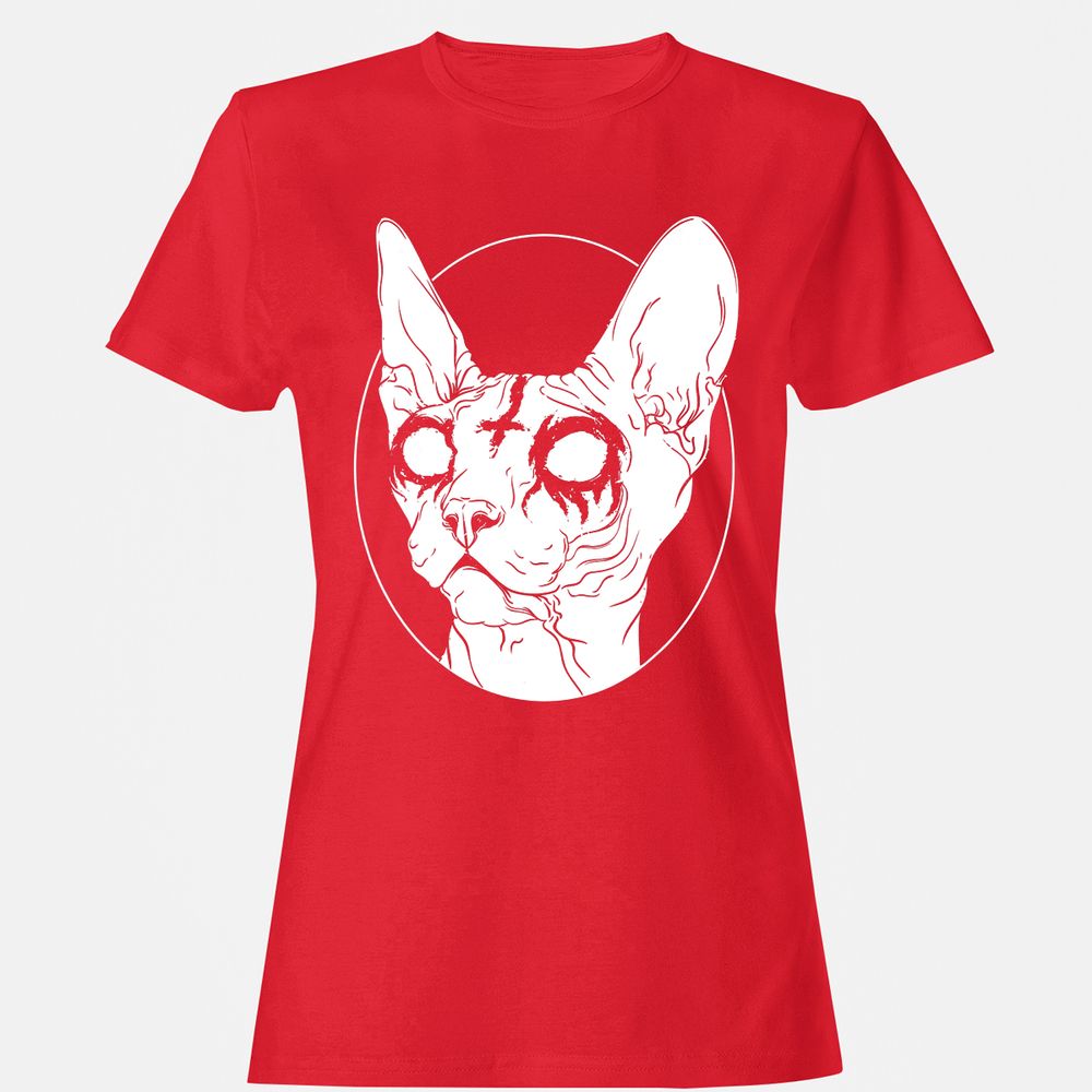 Women's T-Shirt - 3GS7LQTK - Red - 13
