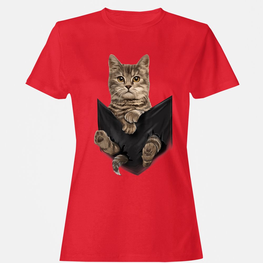 Women's T-Shirt - GNBEG5K7 - Red - 13