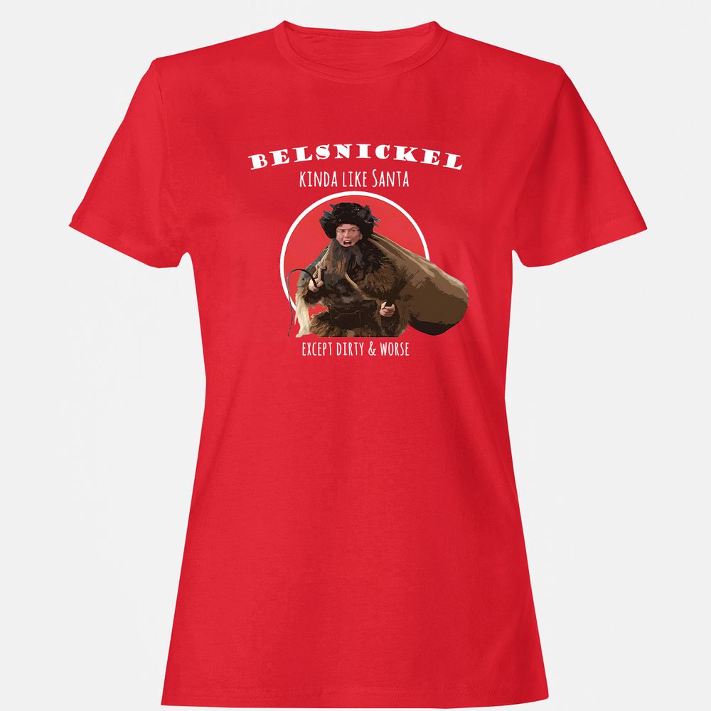 Women's T-Shirt - 99XWKNZK - Red - 13