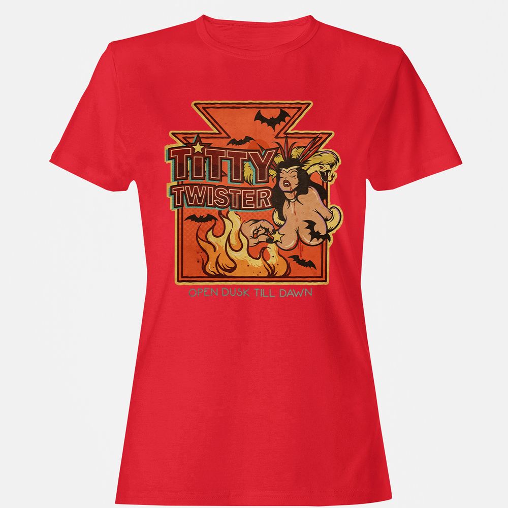 Women's T-Shirt - QAFDMJAM - Red - 13