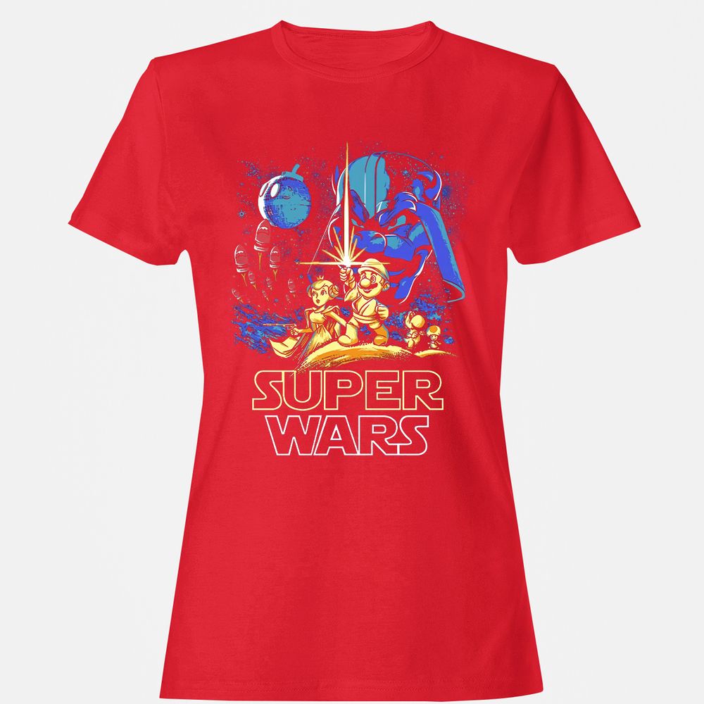Women's T-Shirt - UUY3SQFH - Red - 13