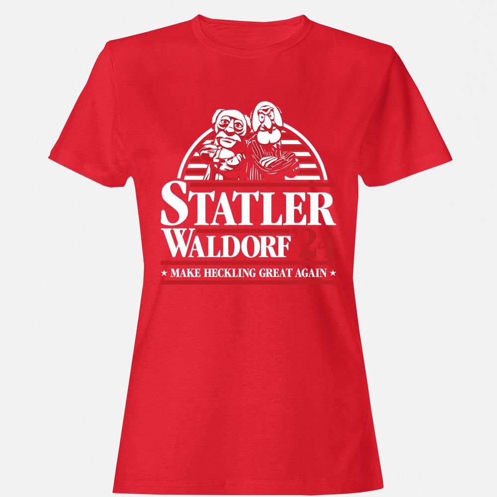 Women's T-Shirt - ZHPKEDGH - Red - 13