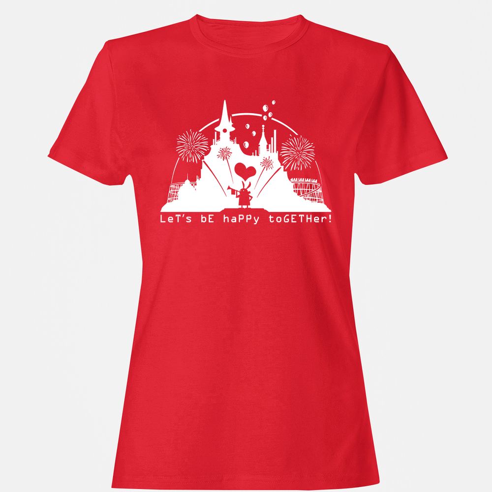 Women's T-Shirt - PYG61ECB - Red - 13