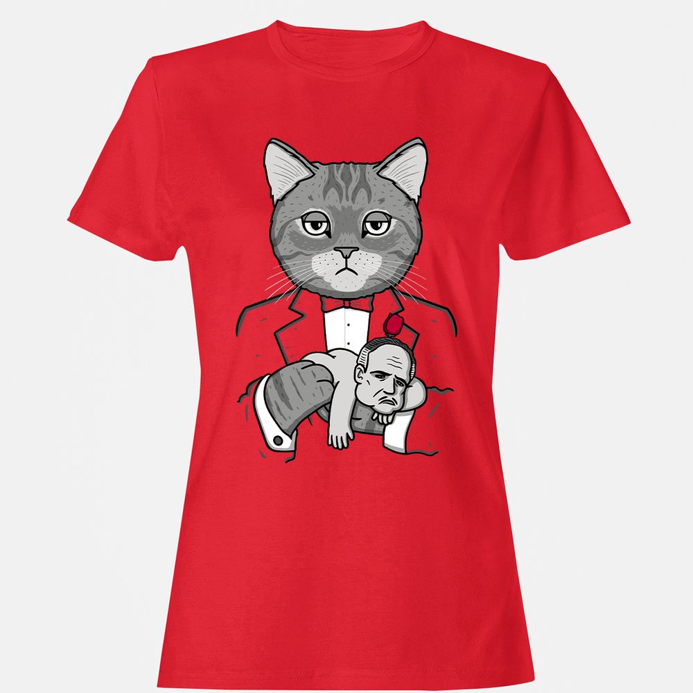 Women's T-Shirt - 8ZQ3CP4H - Red - 13