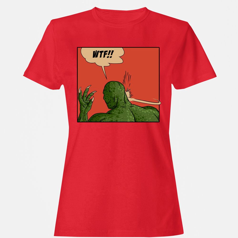 Women's T-Shirt - WTF3ML1K - Red - 13
