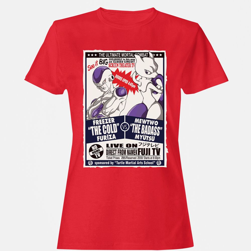 Women's T-Shirt - 4H5HKXRB - Red - 13