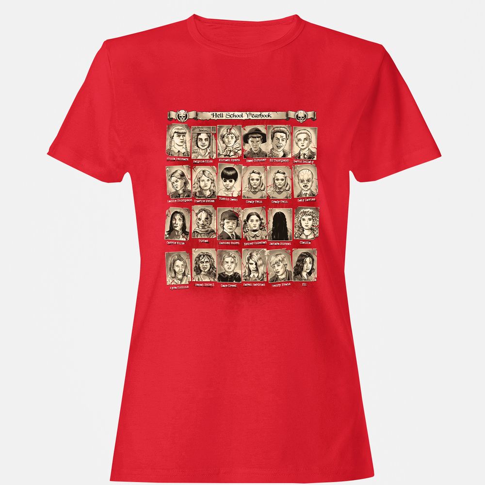 Women's T-Shirt - VQCC3P73 - Red - 13