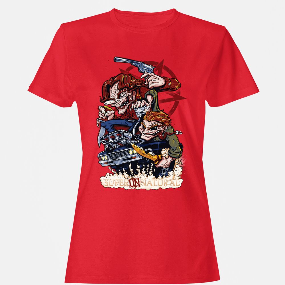 Women's T-Shirt - RNKY7E6M - Red - 13