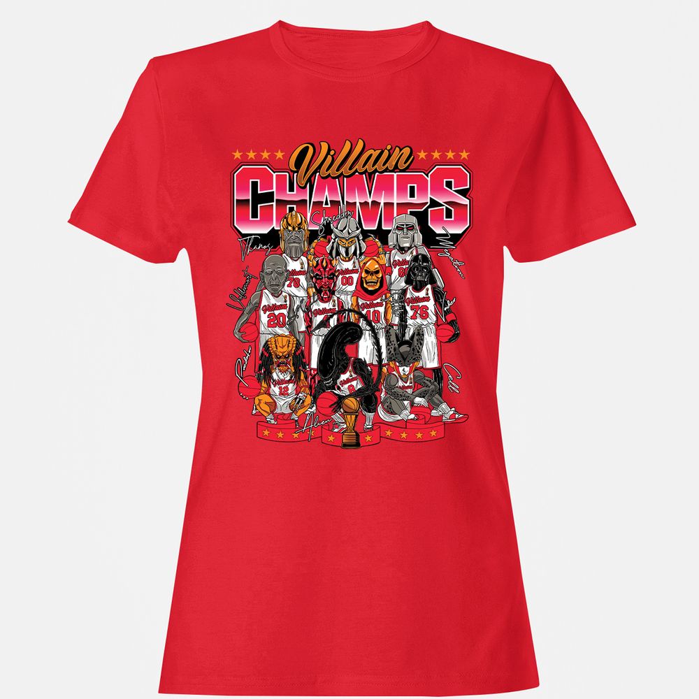 Women's T-Shirt - R7EM5FFQ - Red - 13