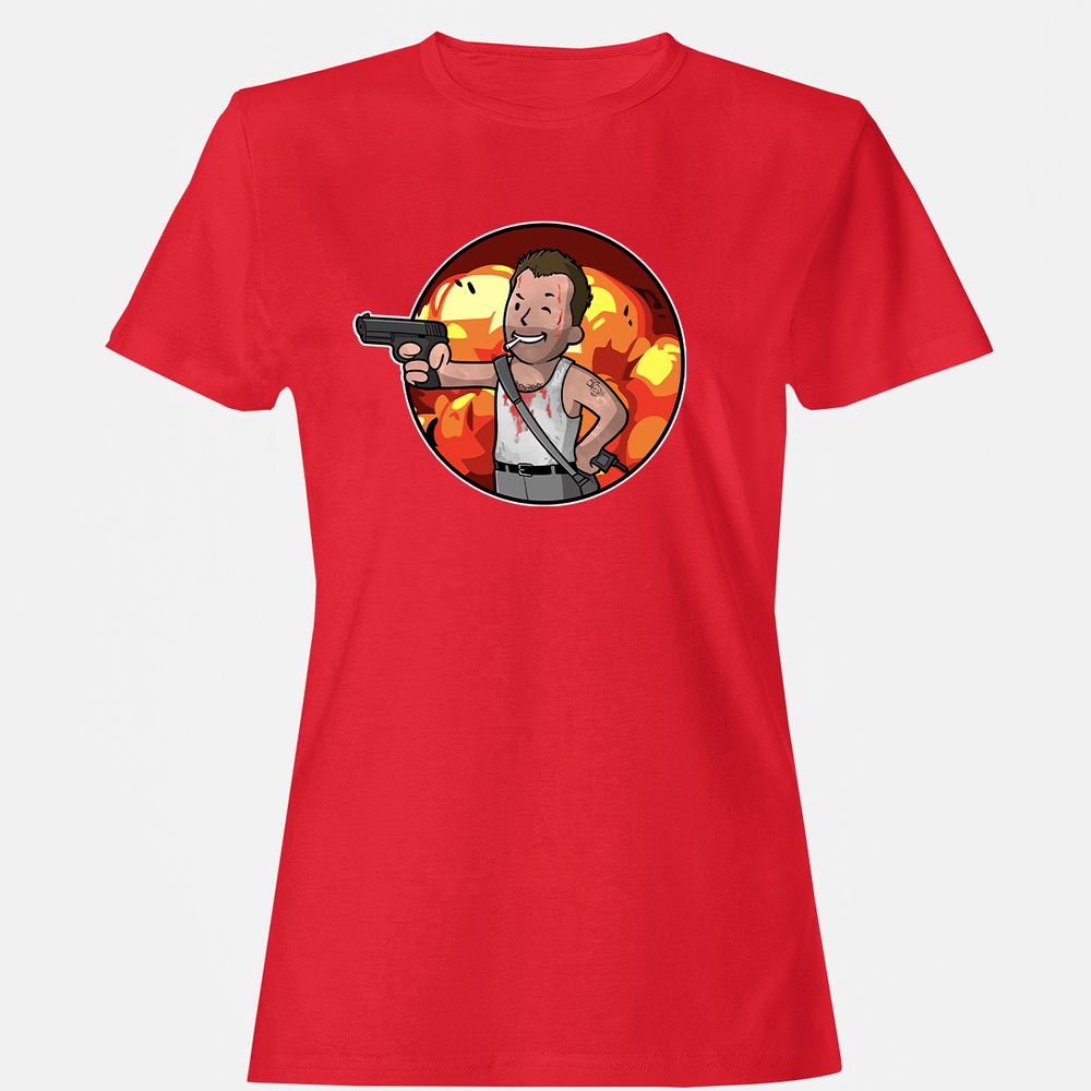 Women's T-Shirt - VV98VKRG - Red - 13