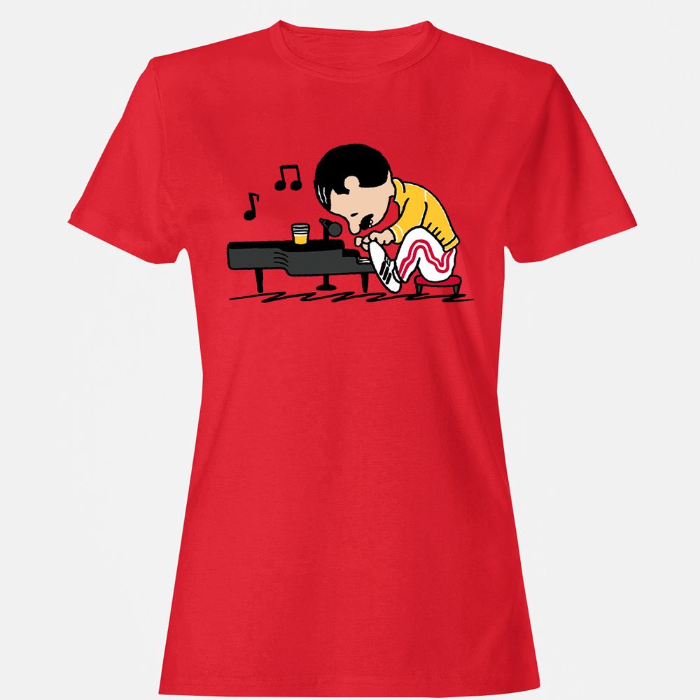 Women's T-Shirt - 47RYUEVM - Red - 13