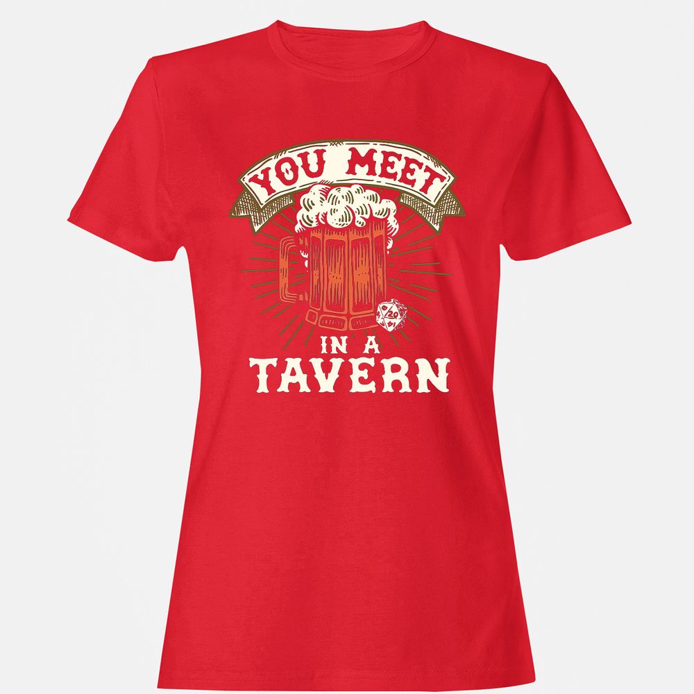 Women's T-Shirt - QRK7YEVS - Red - 13