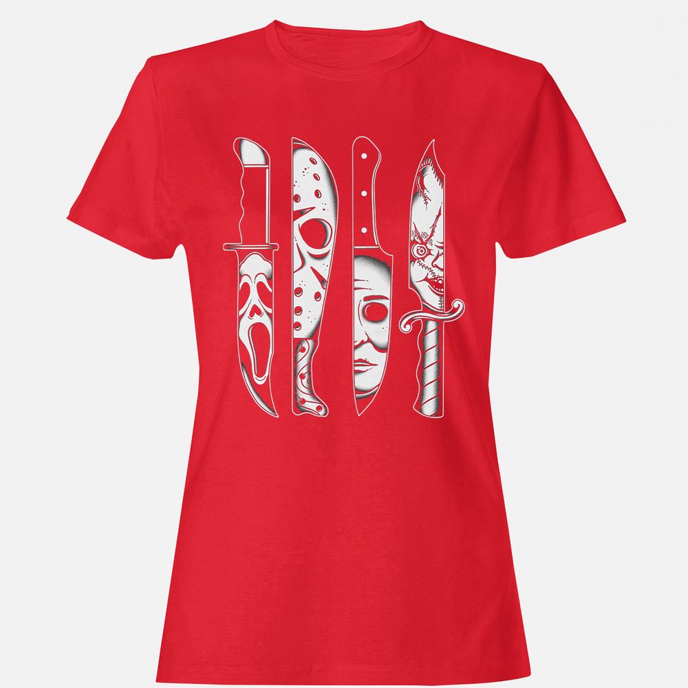Women's T-Shirt - EXXUY2EC - Red - 13