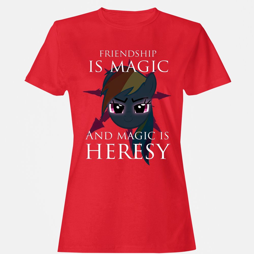 Women's T-Shirt - 2CLYDRZG - Red - 13