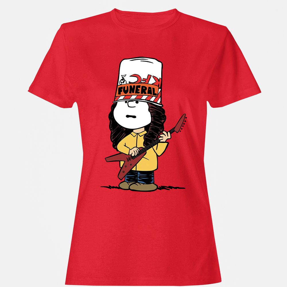Women's T-Shirt - QH7PCTP9 - Red - 13