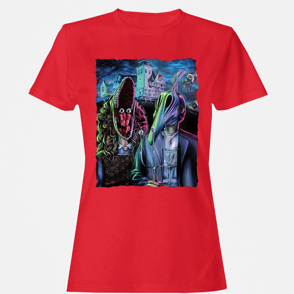 Women's T-Shirt - V5FJ2193 - Red - 13