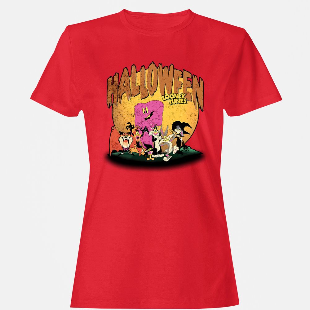 Women's T-Shirt - SCRTQPU5 - Red - 13